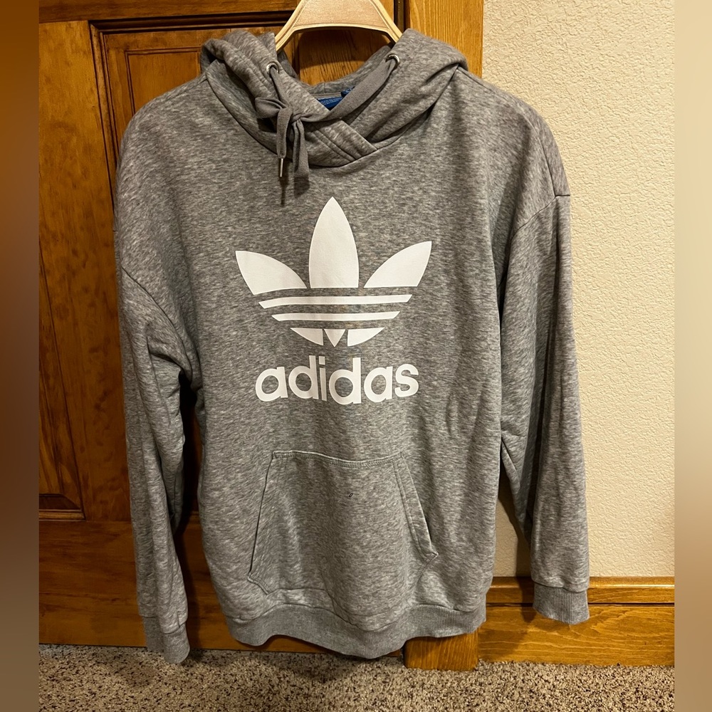 Adidas trefoil sweatshirt size men’s oversized XS